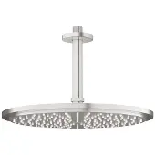 GROHE Set de douche de tête Rainshower Cosmopolitan 310 26067DC0 31 cm y compris raccordement au (1 Type de jet, 9.50 l/min)