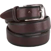 Profuomo Ceinture en Cuir Marron Polonais