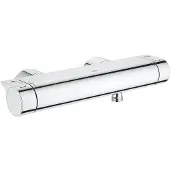 GROHE Thermostat Douche Grohtherm 2000 Montage murale avec EcoJoy, chromé