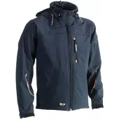 Herock Veste softshell a capuche Poseidon Bleu Marine S