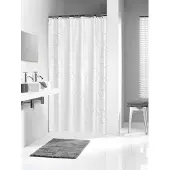 Pisla Rideau de Douche Sealskin Bee Blanc