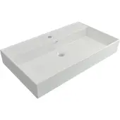 Plieger Kansas washboard - 80x45 cm - met kraangat - wit (450 mm, 800 mm)