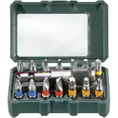 Metabo Coffret d'accessoires - 15 pièces - 14 embouts S2 - L 25 mm avec code couleur et adaptateur magnétique