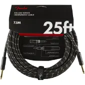 Fender 7,5m Deluxe Instrument Cable Black Tweed