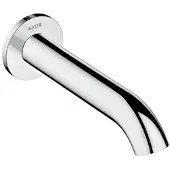 Axor Uno, bonde de lavabo courbée, chrome