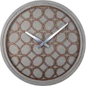 Nextime Horloge murale polyrésine bois gris Ø 39 cm