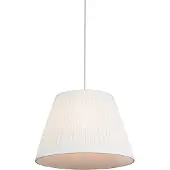 QAZQA Suspension rétro crème 45 cm - Plissé