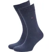 Tommy Hilfiger Chaussettes Classique Lot de 2 paires Bleu