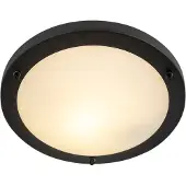 QAZQA Applique murale moderne noire 31 cm IP44 - Yuma