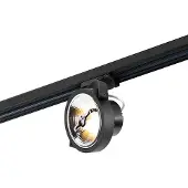 QAZQA Spot encastrable noir pour rail triphasé GU10 111 cm - 3-Phase Expert