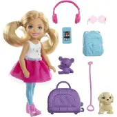 Barbie Poupée Voyage Chelsea et accessoires