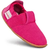 Giesswein Pantoufle gris / rose / rouge sang