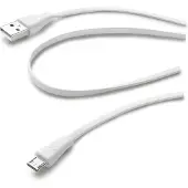 Cellularline Câble microUSB 1 m Blanc