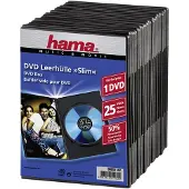 Hama Slim Dvd Jewel Case 51182 25 Units Noir