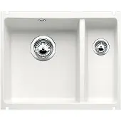 BLANCO Évier Subline 350/150-U CER. blanc cristal