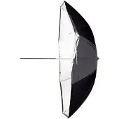 Elinchrom Parapluie Elinchrom Shallow 2 en 1 blanc / transparent 105 cm