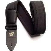 Ernie Ball Sangle Noire Confort Neoprene Rembourree