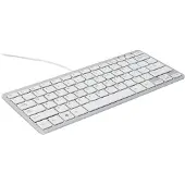 R-Go Tools R-Go Compact KB AZERTY Wit Bedraad ( BE )