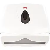 Jantex Distributeur de serviettes en plastique blanc