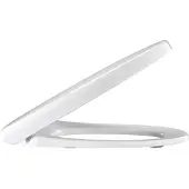 Pressalit 776000-DA8999 Siège WC 300+ avec couvercle blanc