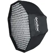 Godox Boîte à lumière Parapluie Bowens 120 cm avec Grille