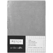 Meyco jersey drap housse 2-pack 60x120 gris (120 x 60 cm)