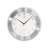 AMS Horloge murale radio, mouvement radio, D31x4cm, 5848