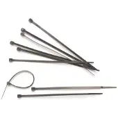 Perel ATTACHES NYLON NOIR ASSORTIMENT 75PC