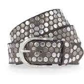 B.belt Ceinture taupe / argent