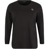 ACTIVE By Zizzi T-shirt fonctionnel 'Abasic' noir / blanc