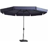 Madison Parasol Syros 350 cm Rond Bleu saphir