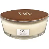 Woodwick Island Coconut bougie parfumée avec mèche en bois (hearthwick) 453 g