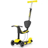 Milly Mally Little Star trottinette jaune pour enfants