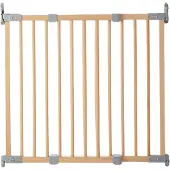 BabyDan Grille de Sécurité - Bois Flexi Fit Deluxe - Nature - - UneTaille - Équipement de Sécurité
