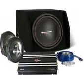 Excalibur X2 Trunkpack 12 - Subwoofer - Met Hoedenplan Speakers, Versterker & Kabelset (1000 W)