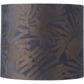 Ebb & Flow Medium Lampe de Table Abat-jour Bas Fern Leaves Wild Blue
