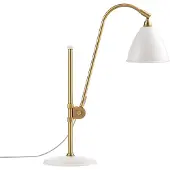 Gubi Bestlite BL1 Lampe de table Brass Base | Soft White Shade