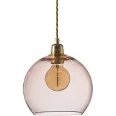 Ebb & Flow Rowan Suspension Bright coral | Gold | Ø 22 cm E27IP20