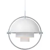 Gubi Suspension , Multi-Lite, dimmable, Blanc, Salon / séjour, Métal, Design