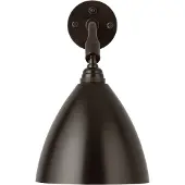 Gubi - Bestlite BL7 Applique Murale Ø16 Laiton Noir/Laiton Noir