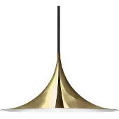 Gubi Suspension , Semi, dimmable, Or / laiton, Salon / séjour, Métal, Design