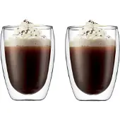 Bodum Pavina Lot de 2 verres isothermes à double paroi - 350 ml