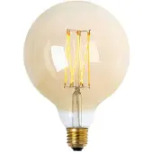 Calex Lampe à incandescence LED E27 à intensité variable G125 goldline 4W 320lm 2100 K