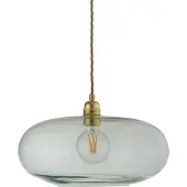 Ebb & Flow Horizon Suspension Forest green | Shiny Gold | Ø: 36 cm E27