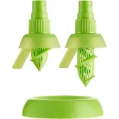 Lékué Atomiseur citrus Ø 4,5 cm vert 2 pièces