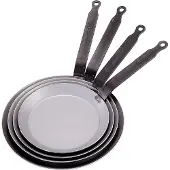 De Buyer Poêle à crêpes | tôle d'acier | Ø22cm | gaz, électrique, induction, four
