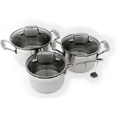 Scanpan Impact ensemble de casseroles 3 pièces