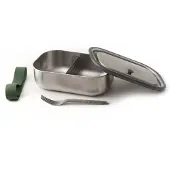 Black & Blum Stainless Steel Lunch Box 1l Argenté