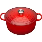 Le Creuset Gietijzeren Ronde Braadpan Kersenrood 28cm 6,7l