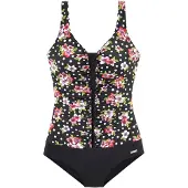LASCANA Maillot de bain modelant mélange de couleurs / noir